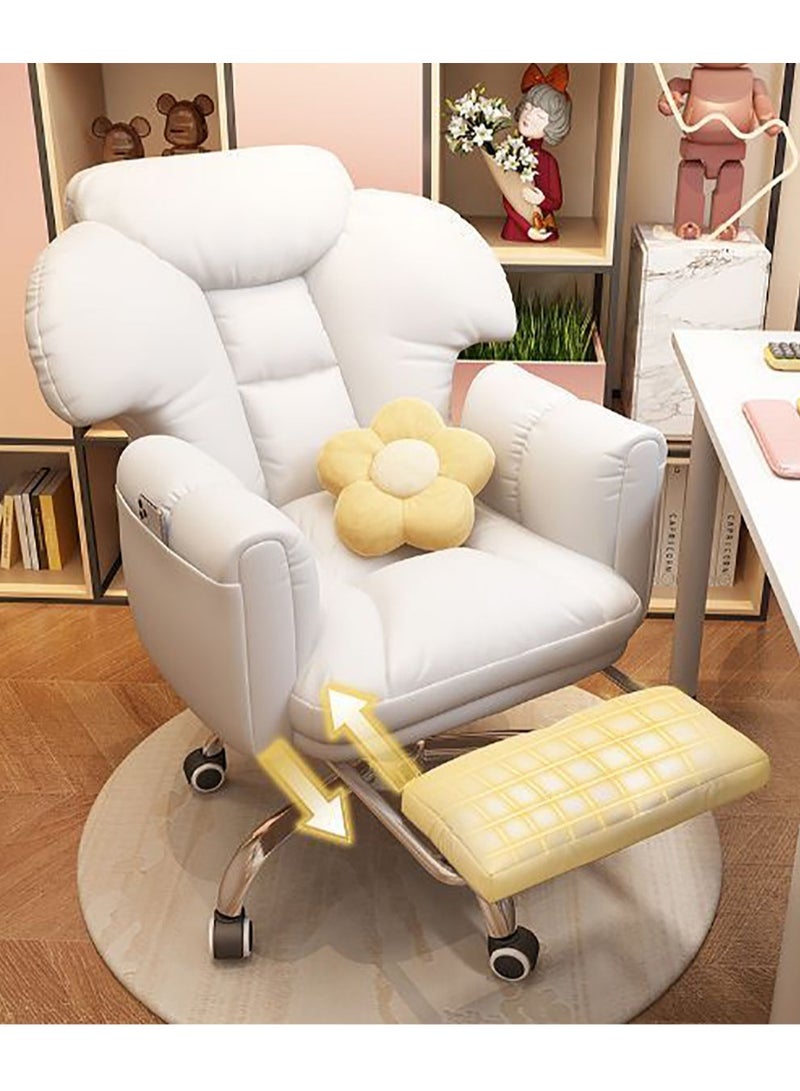 Computer Chair, Home Sedentary Electric Competition Chair, Rotating Backrest Single Person Sofa, Boss Chair, Lazy Office Chair