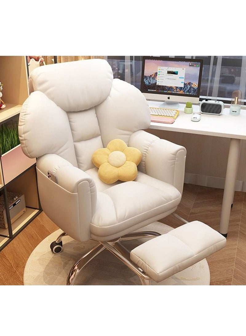 Computer Chair, Home Sedentary Electric Competition Chair, Rotating Backrest Single Person Sofa, Boss Chair, Lazy Office Chair