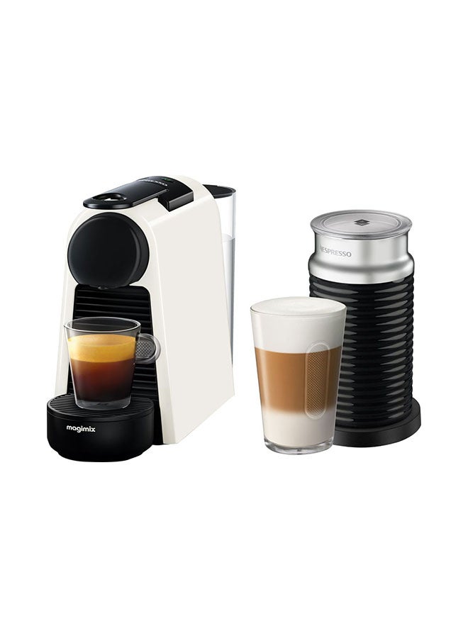 Essenza Mini Coffee Machine With Aeroccino White 1Liters