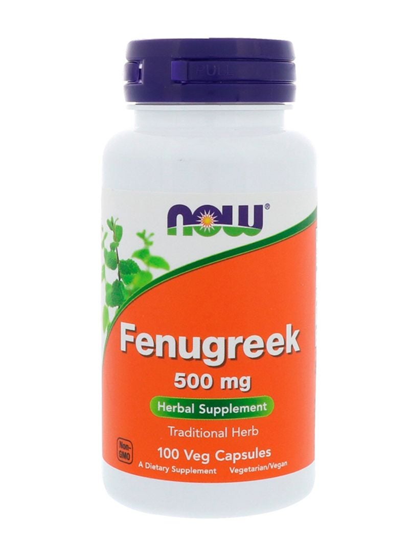 Fenugreek 500 Mg 100 Capsules