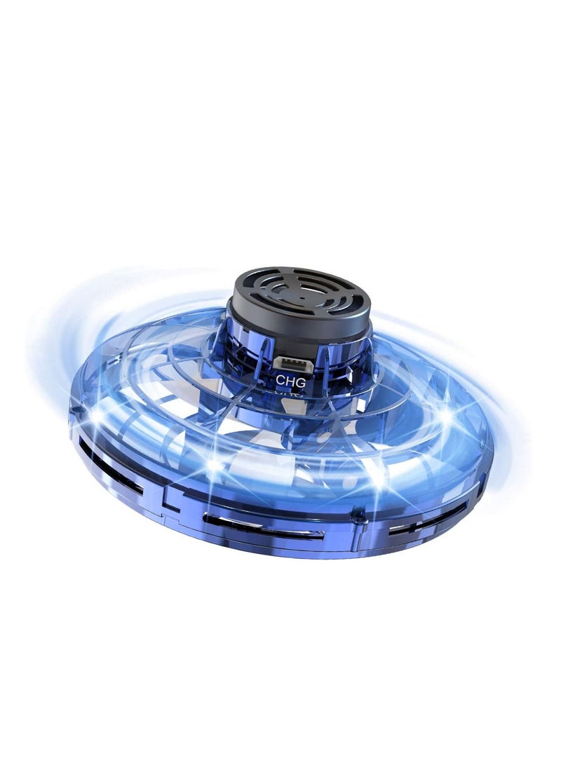 Hand Operated Drone Mini Flying Toy Helicopter Toys with 360° Rotating And Shining LED Lights For Kids Adults Outdoor Fun