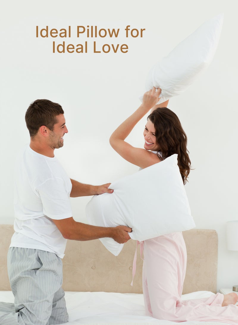 100% Organic Cotton  Pillow Standard Pillow Size , Bed Pillows for Sleeping