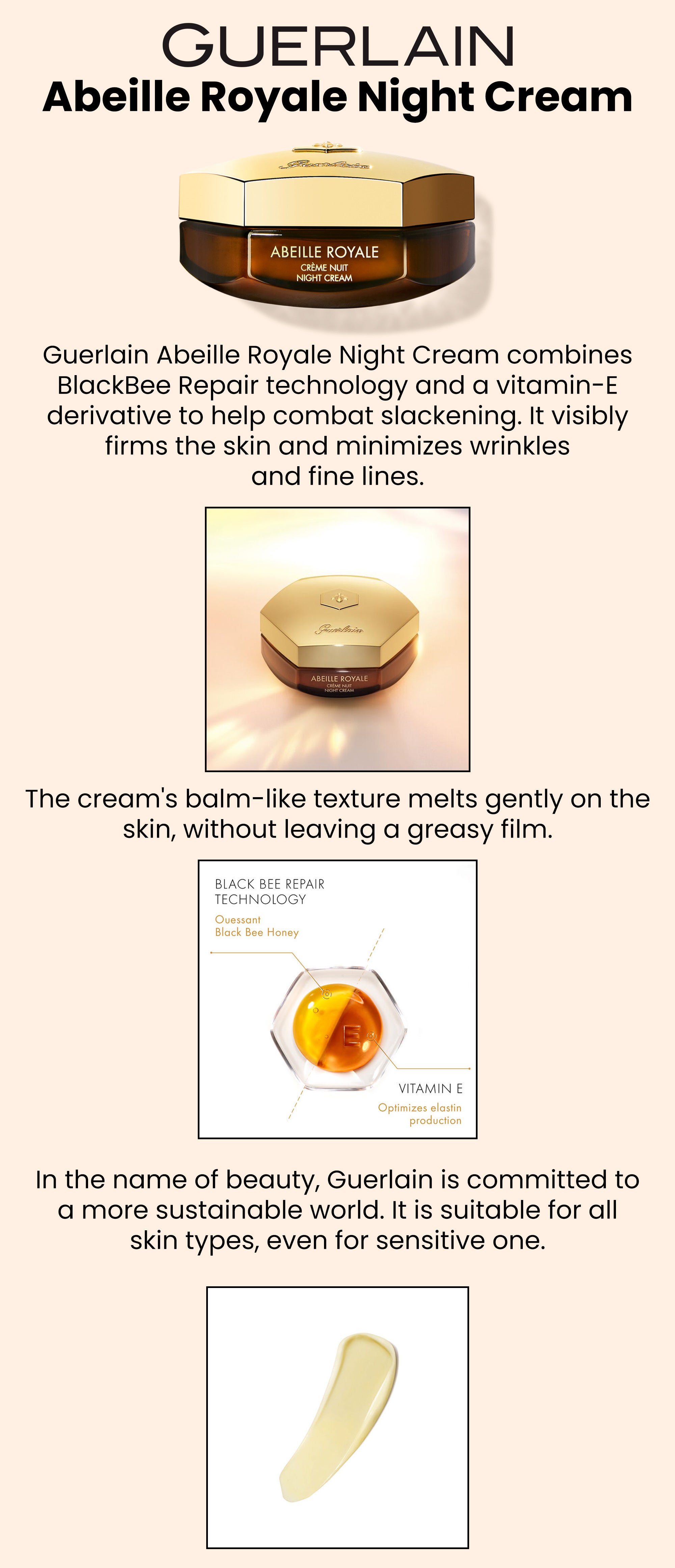 Abeille Royale Night Cream Beige 50ml