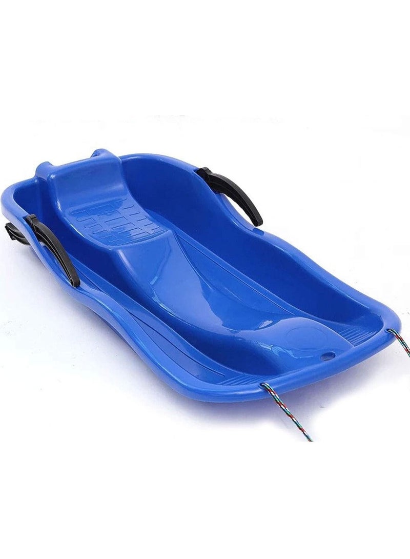 Portable Snow Sled Sand Grass Skiing: Ultimate Toboggan Adventure with Pull Rope for Kids and Boat Sledge Sprinters