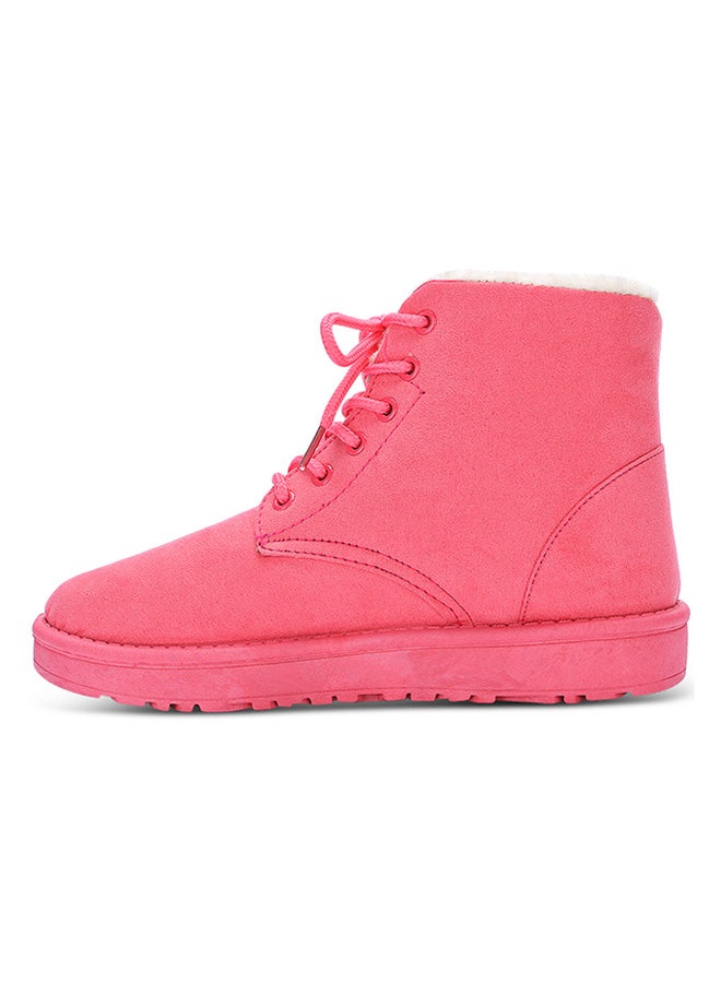 Lace-Up Ankle Length Snow Boots Tutti Fruitty