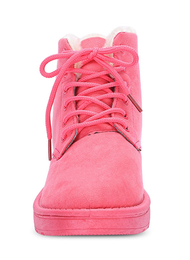 Lace-Up Ankle Length Snow Boots Tutti Fruitty
