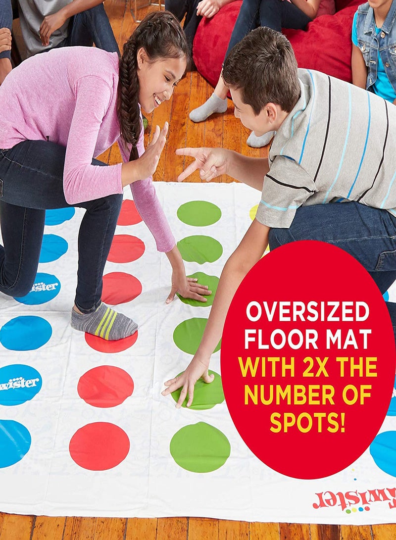 Twister Game Floor Mat Game with Spinner Funny Balance Games Pad Skill Games Team Games Family Games Funny Games Party Picnic Outdoor Sport Classic Board Game Indoor Outdoor Game