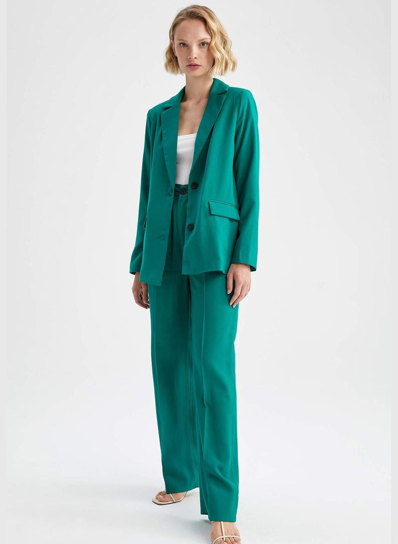 High Waisted Viscose Culottes