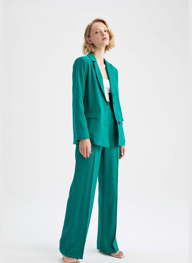 High Waisted Viscose Culottes