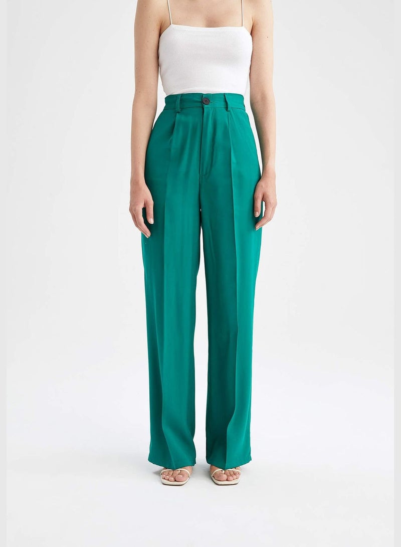 High Waisted Viscose Culottes