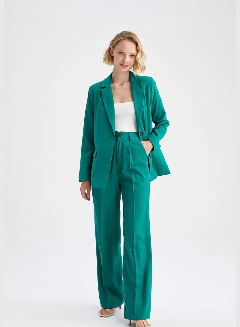 High Waisted Viscose Culottes