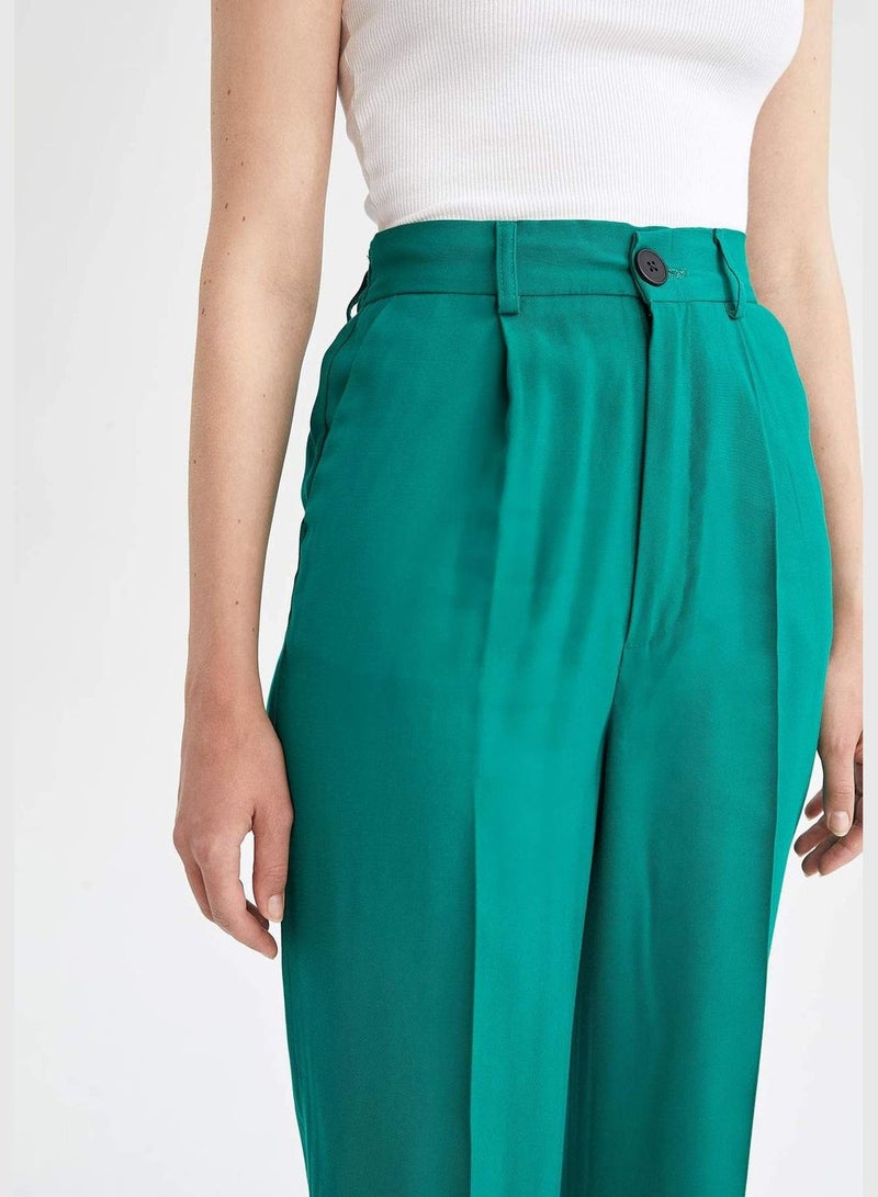 High Waisted Viscose Culottes