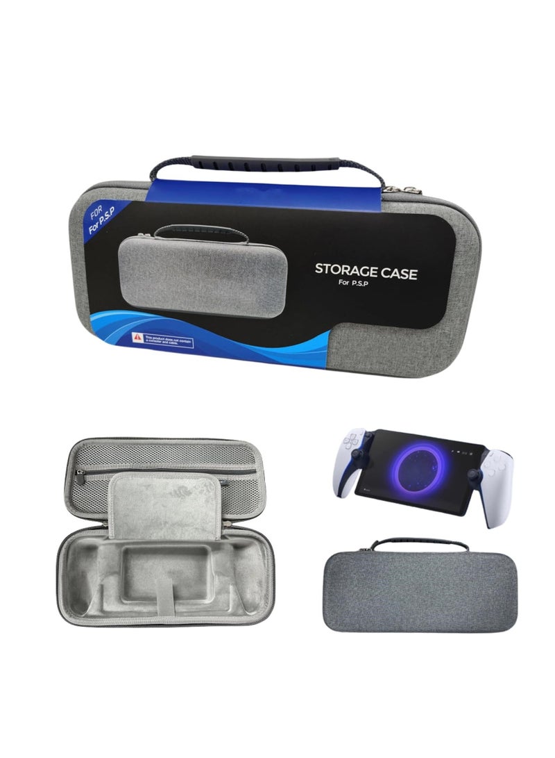Carrying Case Bag For Playstation Por tal Shockproof EVA Travel Carrying Case Anti-Scratch Portable Storage Bag with Mesh Pocket for PS5 Portal Remote Player