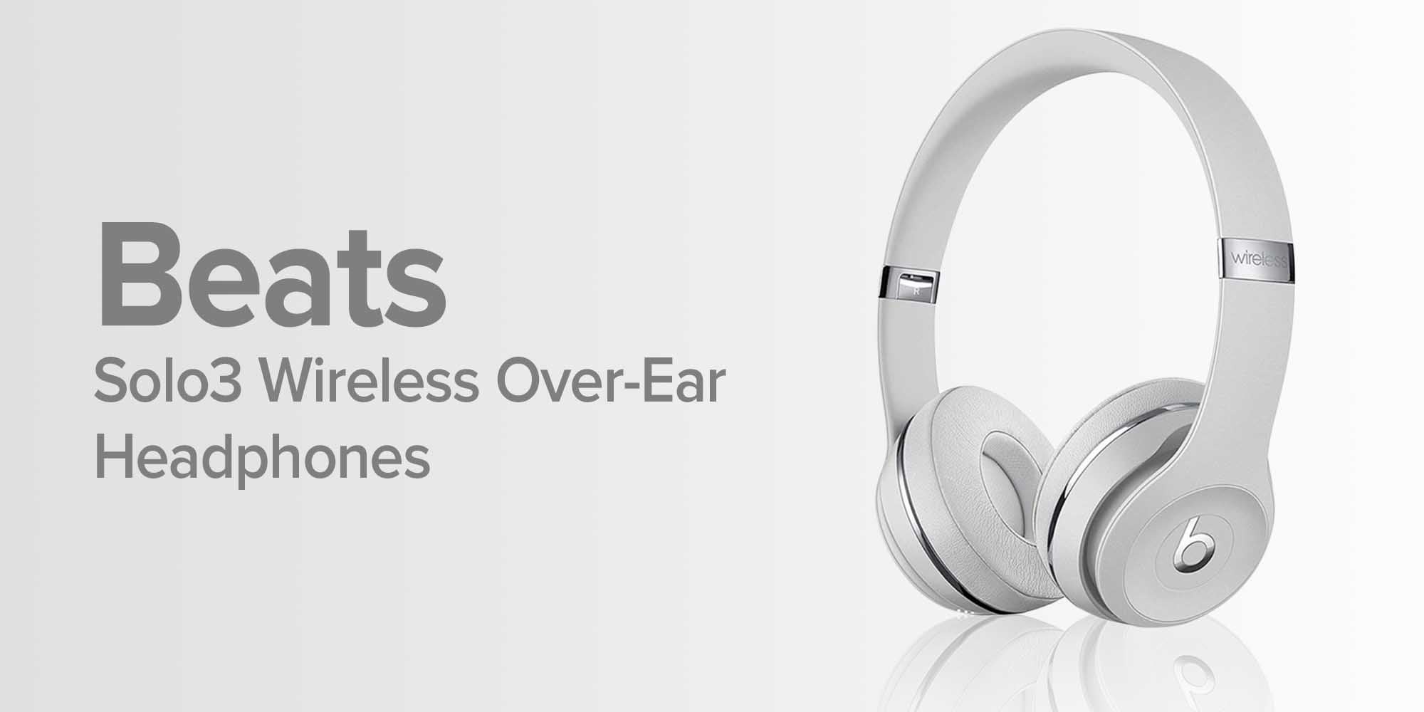 Solo3 Wireless Over-Ear Headphones With Mic Satin Silver