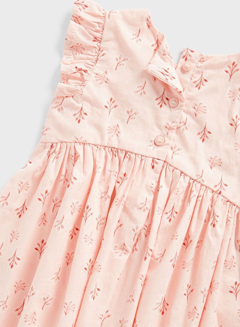 Infant Printed Midi Dress