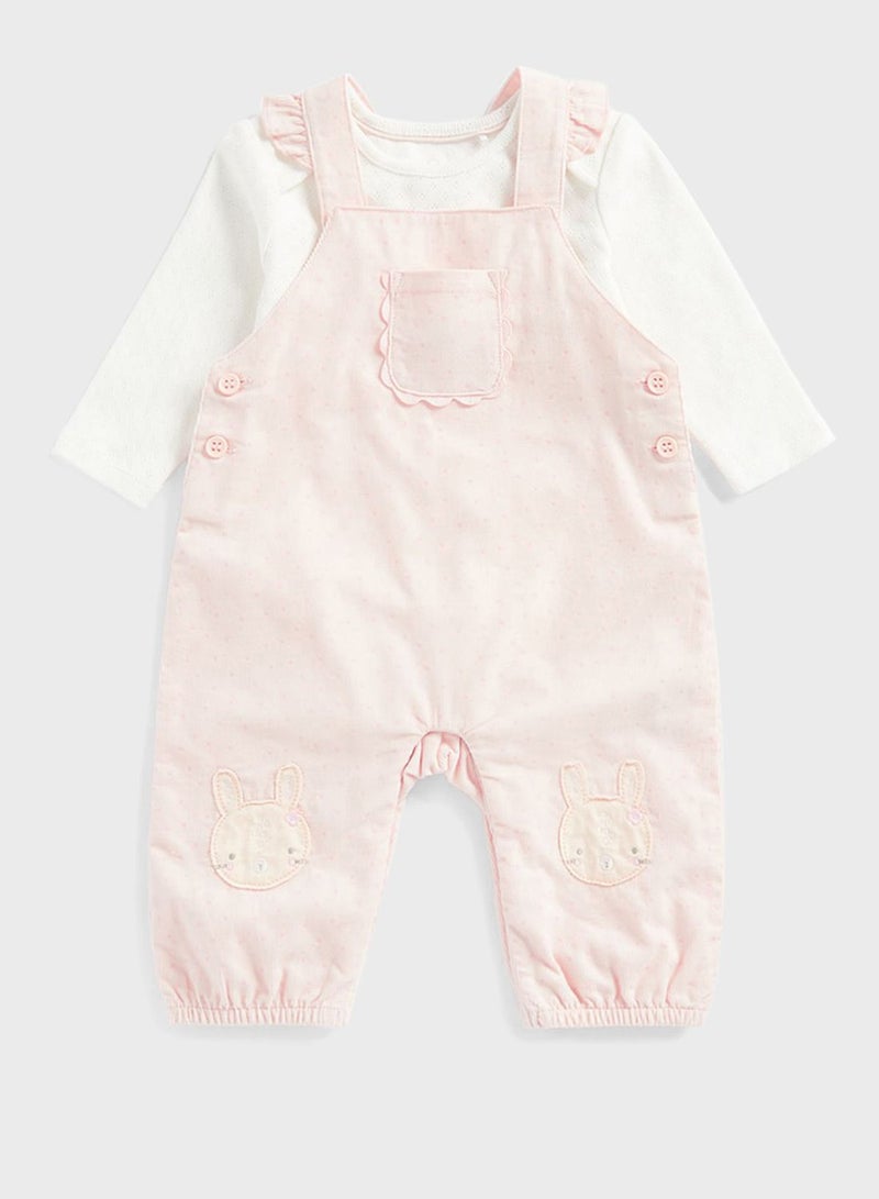 Infant Essential Bodysuit & Dungaree Set