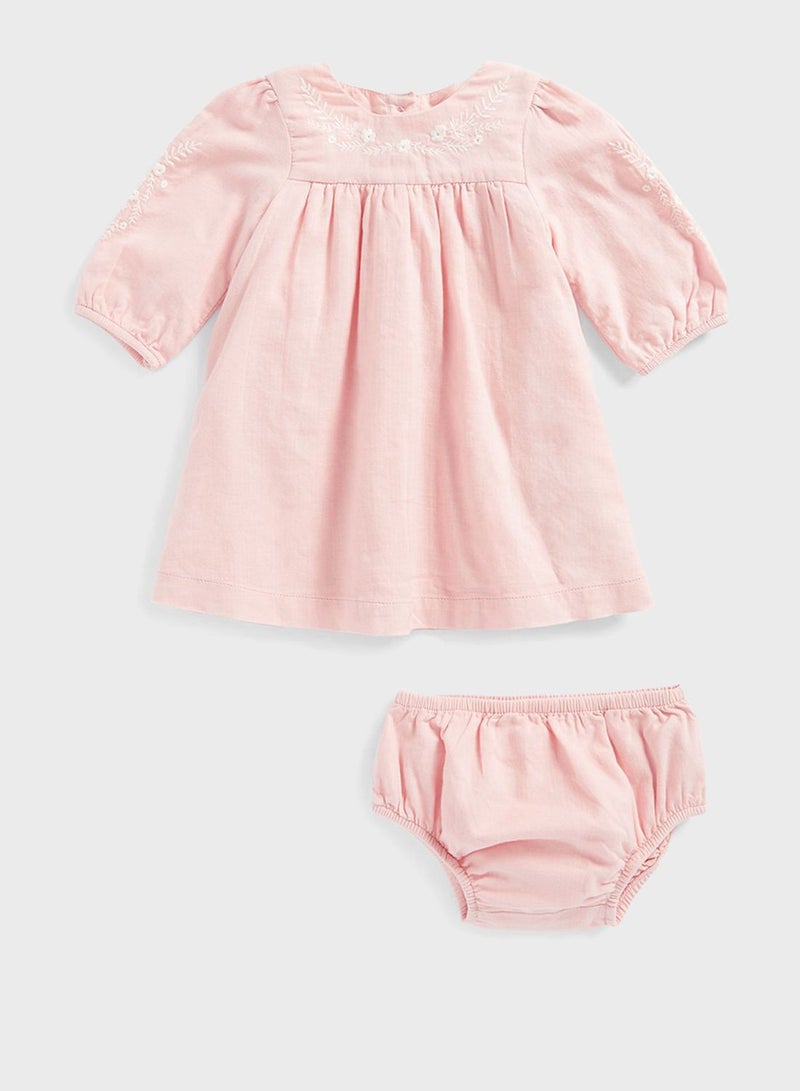 Infant Essential Midi Dress & Knicker Set