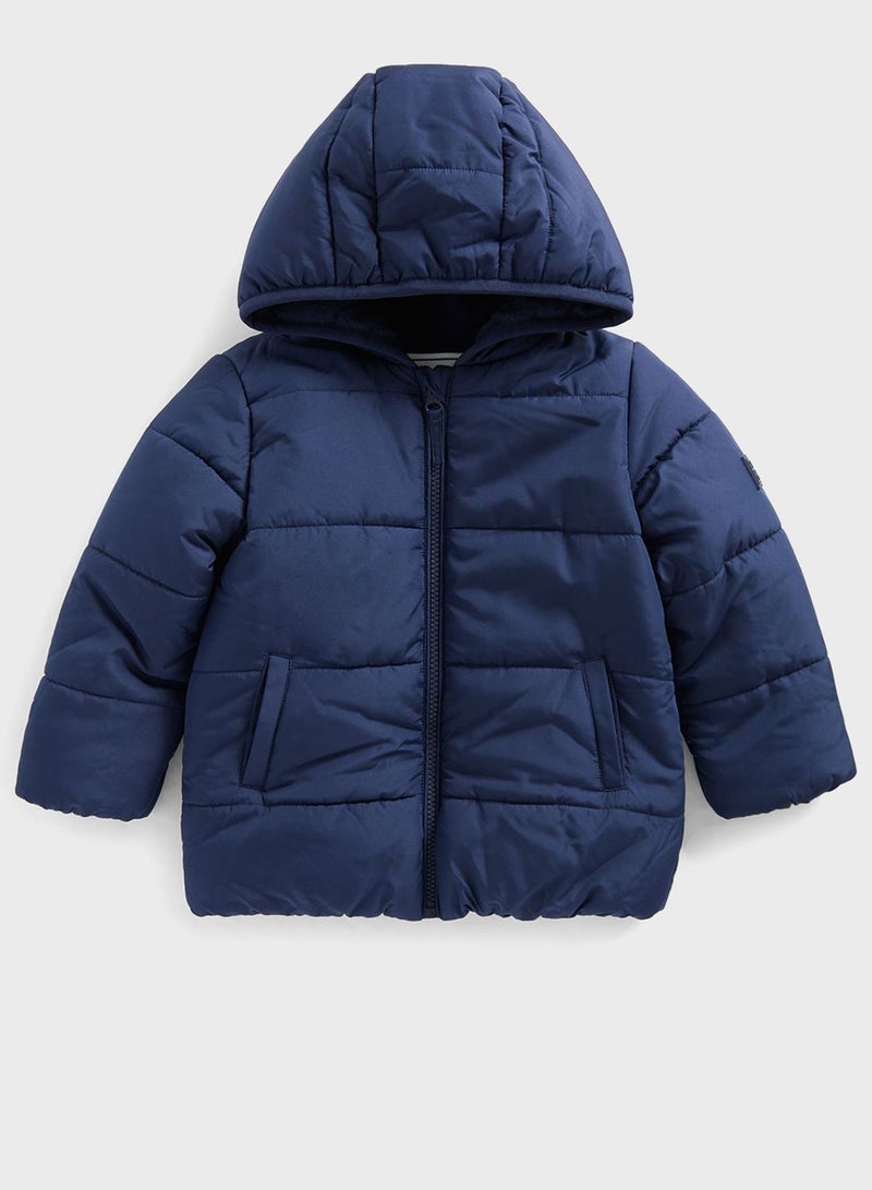 Kids Essential Hooded Puffer Jacket