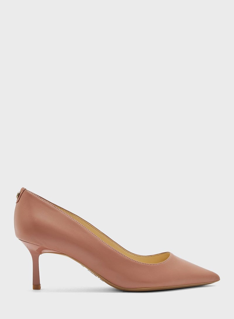 Pointed Toe Low Heel Pumps