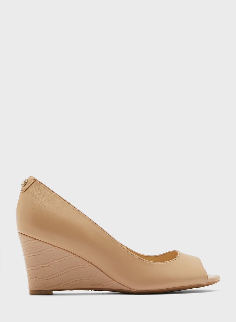 Cape9X9 Open Toe Mid-Heel Pumps