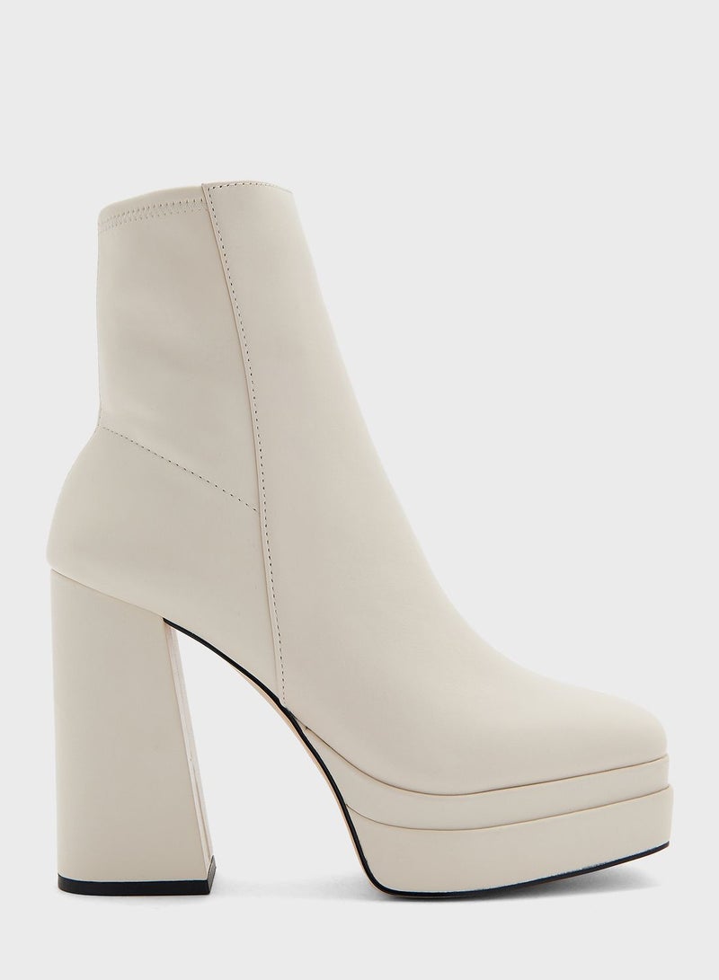 Mabel High Heel Ankle Boots