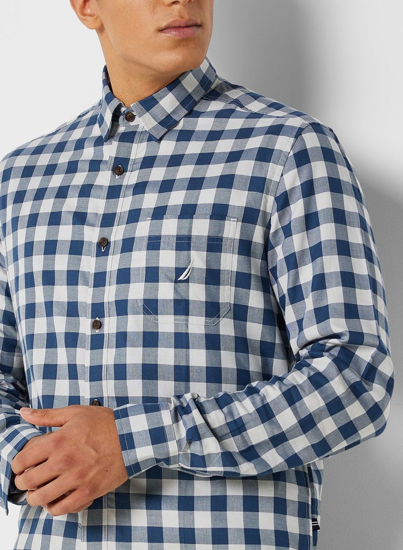 Casual Regular Fit Wrinkle Resistant Shirt