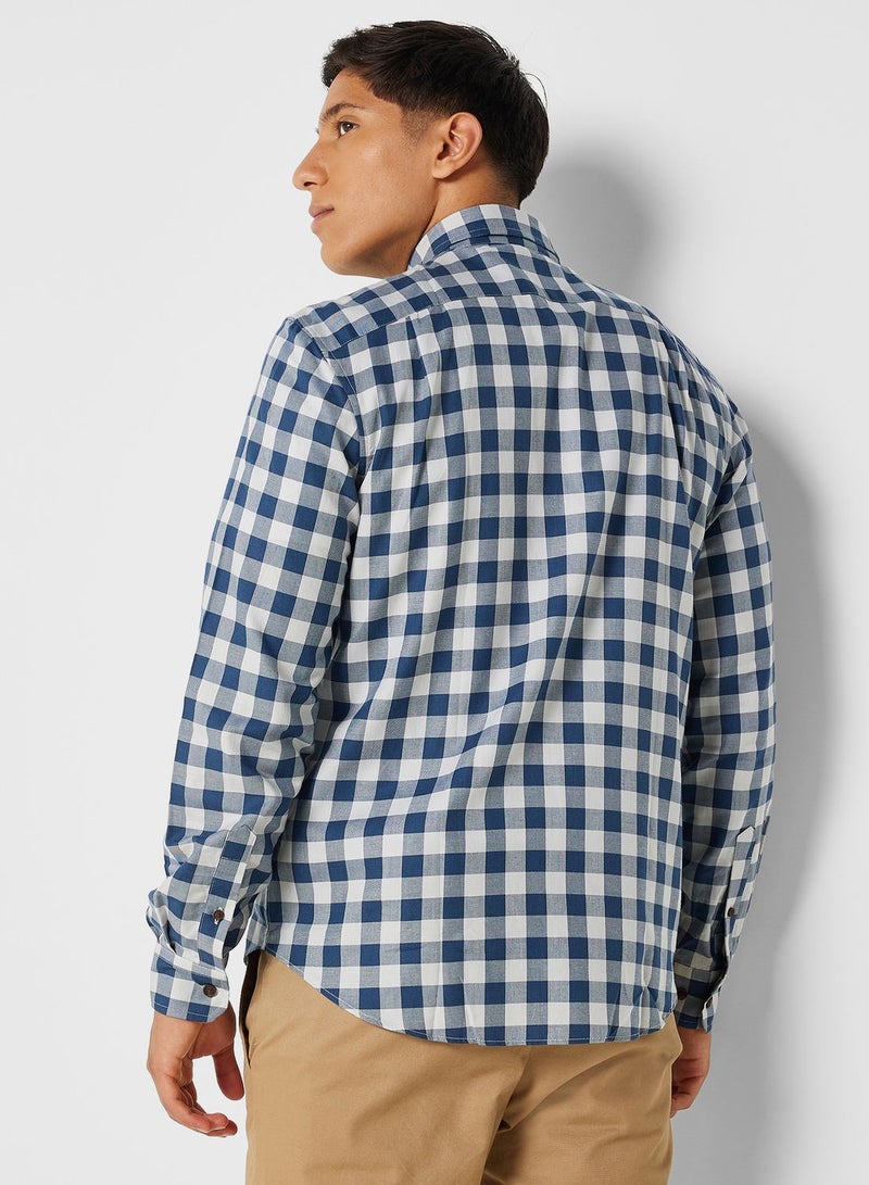 Casual Regular Fit Wrinkle Resistant Shirt