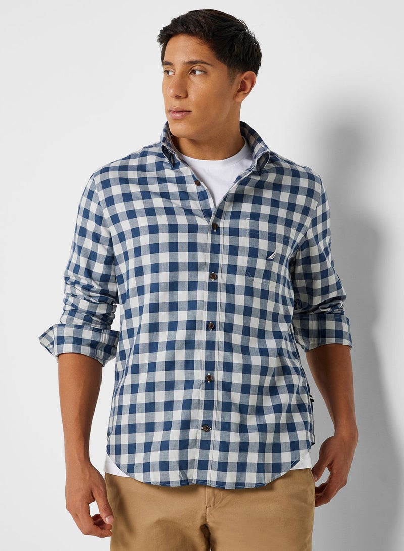 Casual Regular Fit Wrinkle Resistant Shirt