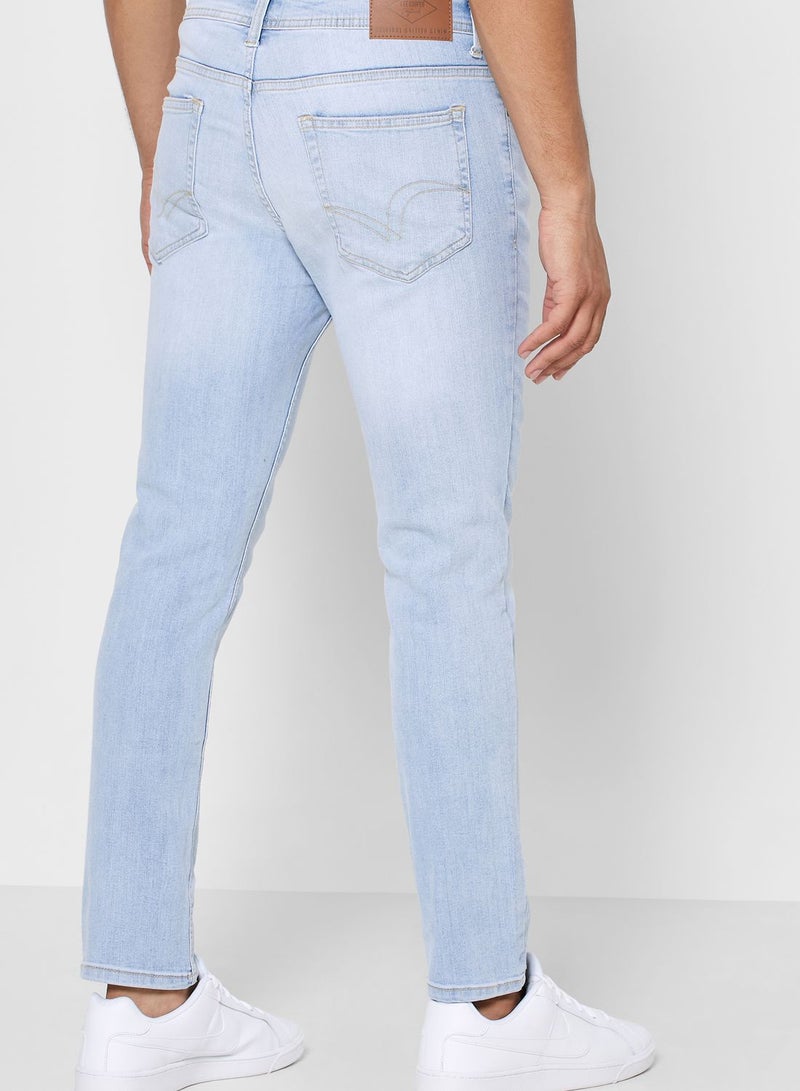 Light Wash Slim Fit Jeans