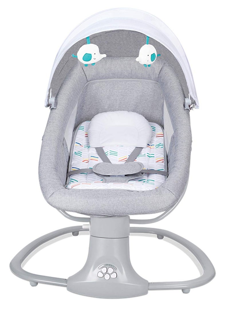 Baby swing for infants rocking chair with remote control 3-in-1 adjustable backrest baby bouncer electric adjustable rocking chair