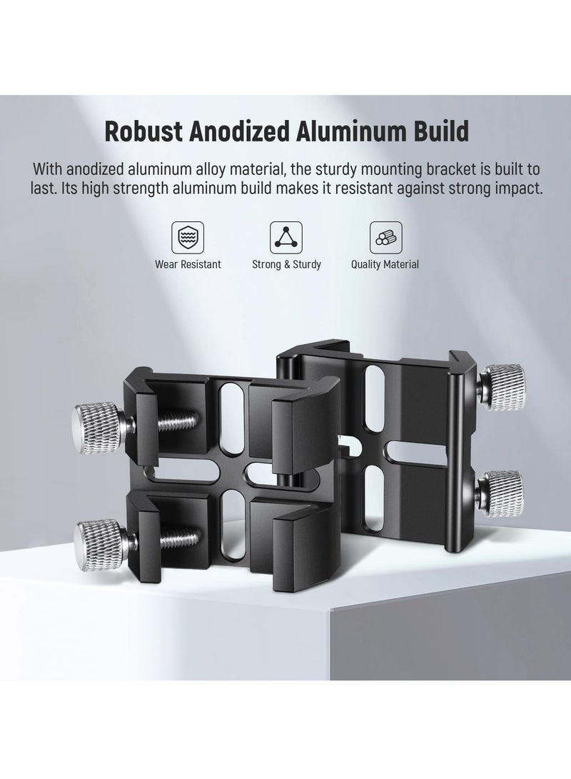 Universal Dovetail Base Telescope Mount, Dovetail Clamp with Two Thumbscrews, M5/M4 Screws, LS-15, Dovetail Base for Finder Scope