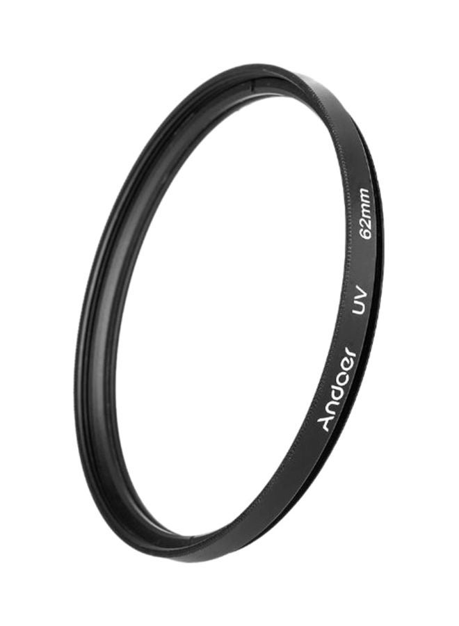 UV Protector Lens Filter 62cm Clear/Black/White