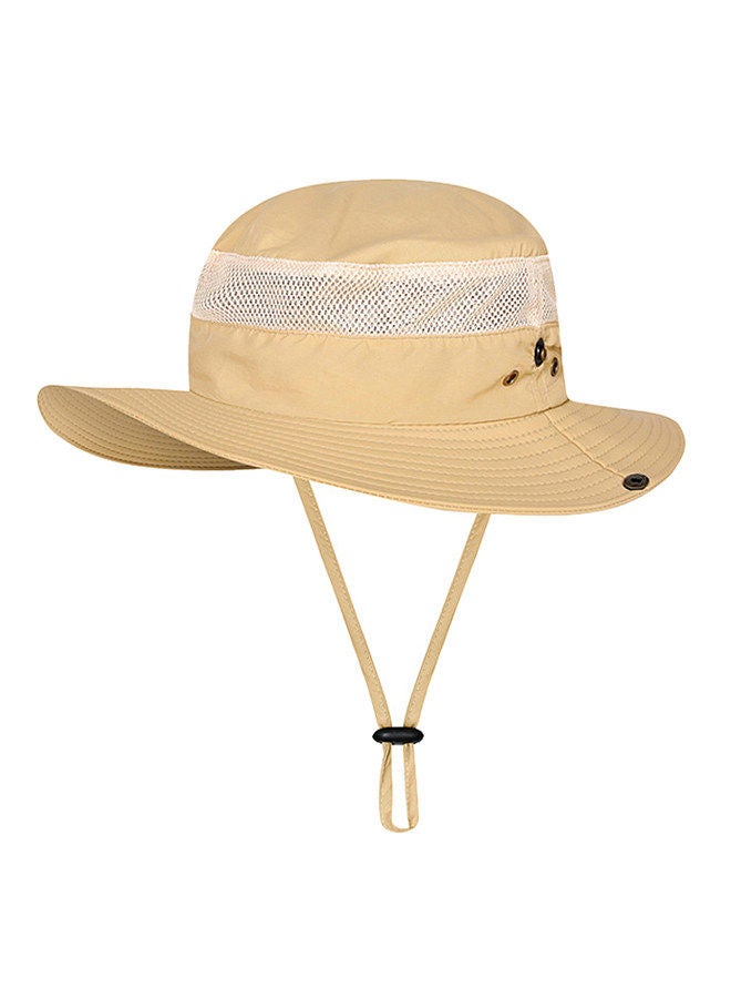 UV Protection Sun Hat Breathable Quick Dry Fishing Hat for Men Women Khaki