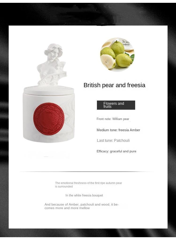 Big Statue Wedding Gift Birthday Valentine's Day Scented Candle Home Decoration