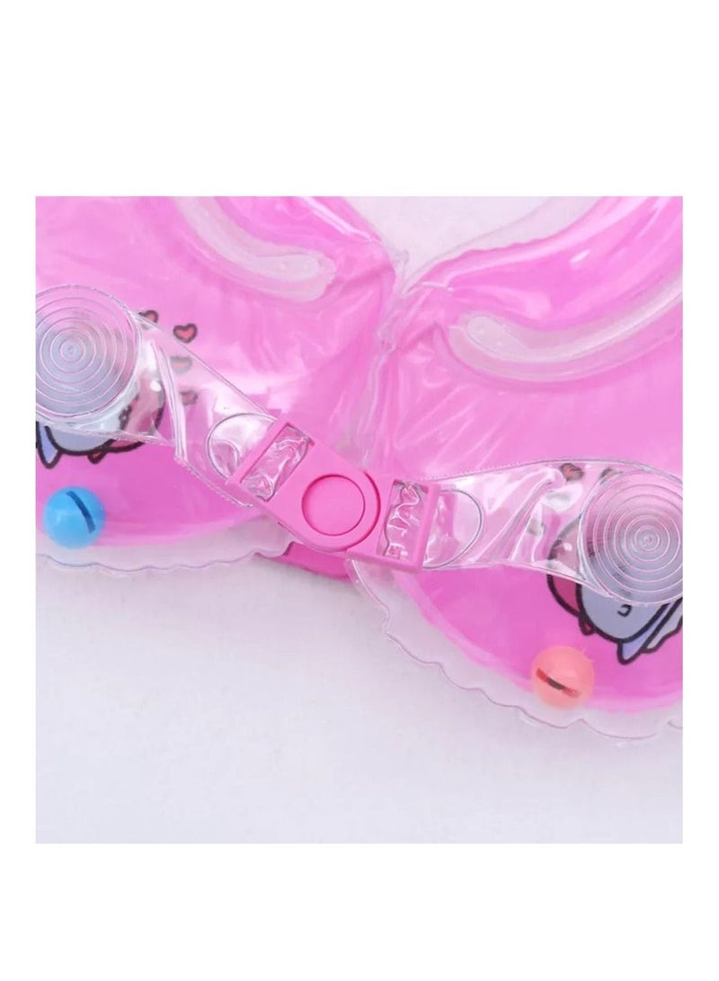 Pikkaboo - Iswimsafe Infant Neck Floater Pink with Inflator