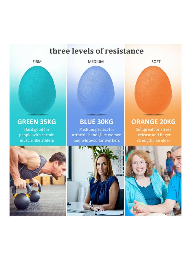 Egg Shape Hand Grip Ball 35kg