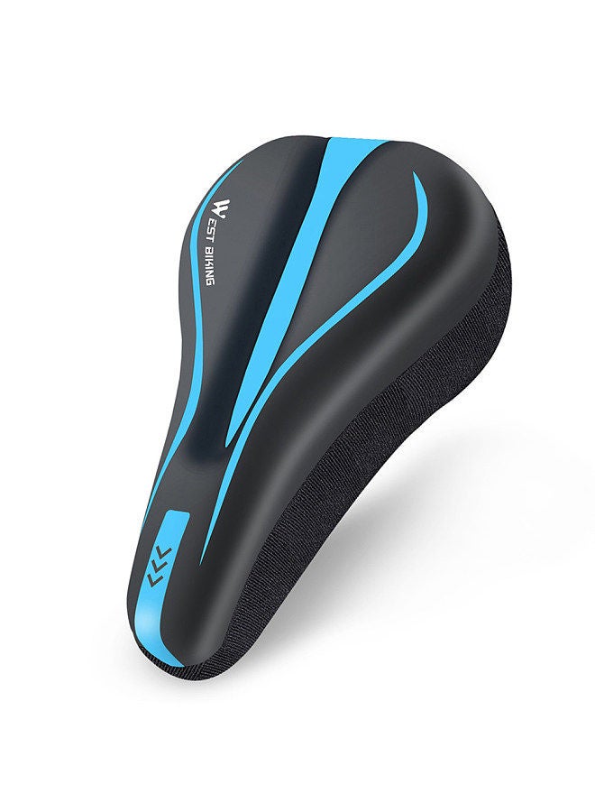 West Biking Bicycle PU Leather Silicone Cushion Cover Mountain Bike Waterproof Seats Sponge Cover Antislip Cycling Seats Cover Bicycle Accessories