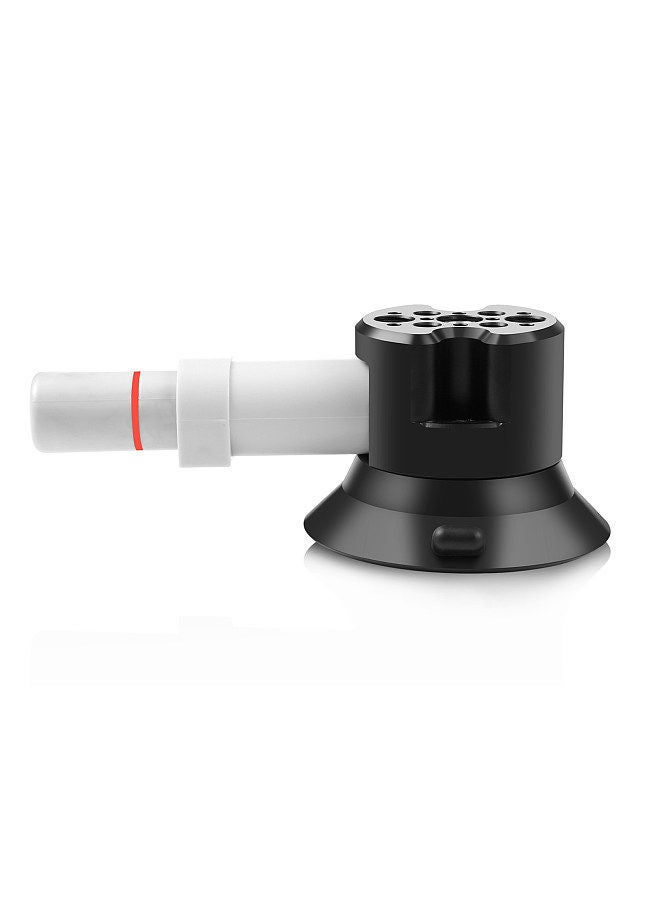 PULUZ PU844B 3 Inch Suction Cup Mount Quick Release Aluminum Alloy 30kg Horizontal Suction Force with 1/4 Inch & 3/8 Inch Screw Holes
