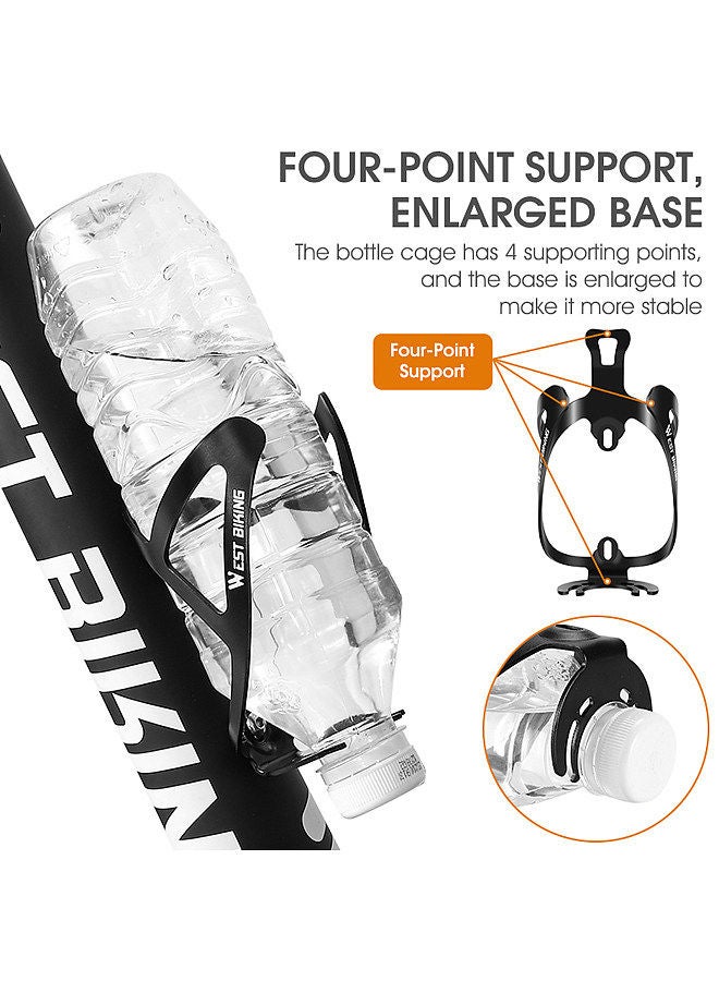 Bike Water Bottle Holder Lightweight Aluminum Alloy Bicycle Bottle Cage for Road Mountain Bikes