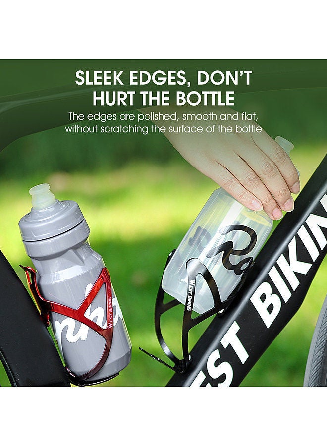 Bike Water Bottle Holder Lightweight Aluminum Alloy Bicycle Bottle Cage for Road Mountain Bikes