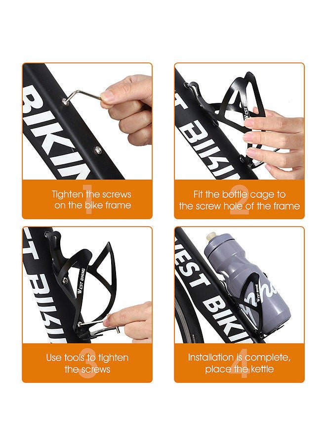 Bike Water Bottle Holder Lightweight Aluminum Alloy Bicycle Bottle Cage for Road Mountain Bikes