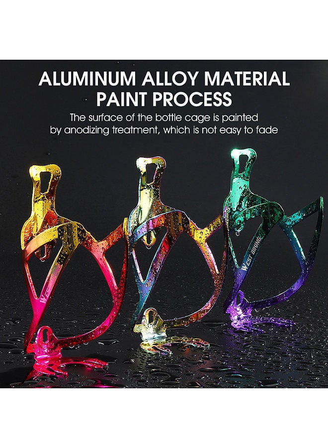 Bike Water Bottle Holder Lightweight Aluminum Alloy Bicycle Bottle Cage for Road Mountain Bikes