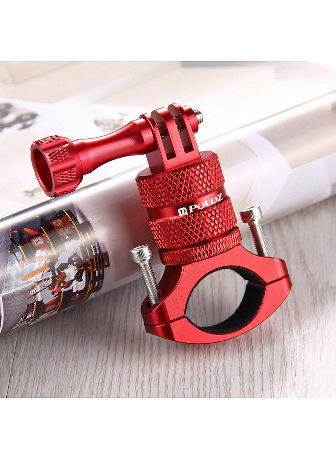 PULUZ 360 Degree Rotation Bicycle Aluminum Alloy Handlebar Adapter Mount Bicycle Rack Mount Holder Compatible