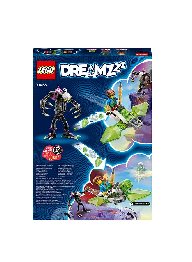Dreamzzz Grimkeeper The Cage Monster 71455 Building Toy Set; Kids Transform Z-Blob Into A Mini-Plane Or Hoverbike To Save Cooper From The Grimkeeper; Gift For Ages 7 And Over (274 Pieces)