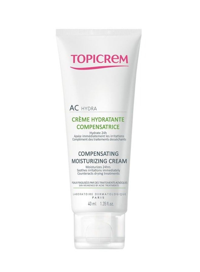 Topicrem Ac Compensating Moisturizing Cream Combination To Oily Skins 40ml