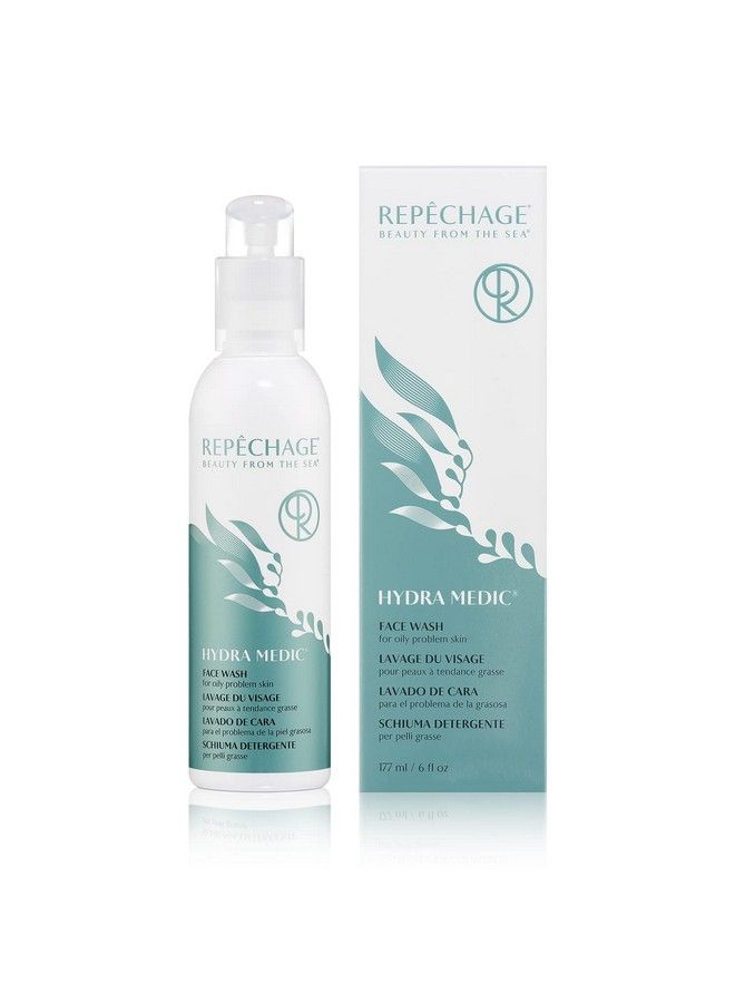 Hydra Medic Face Wash Foaming Gel Cleanser With Salicylic Acid For Acne Prone Skin For Men + Women 6 Fl Oz
