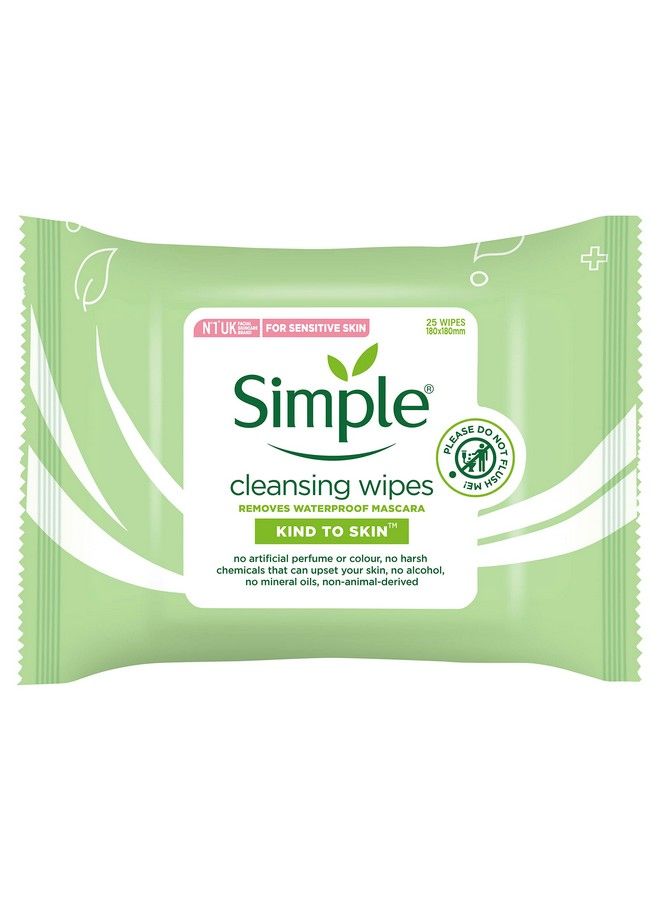 Kind To Skin Cleansing Facial Wipes 25 Wipes