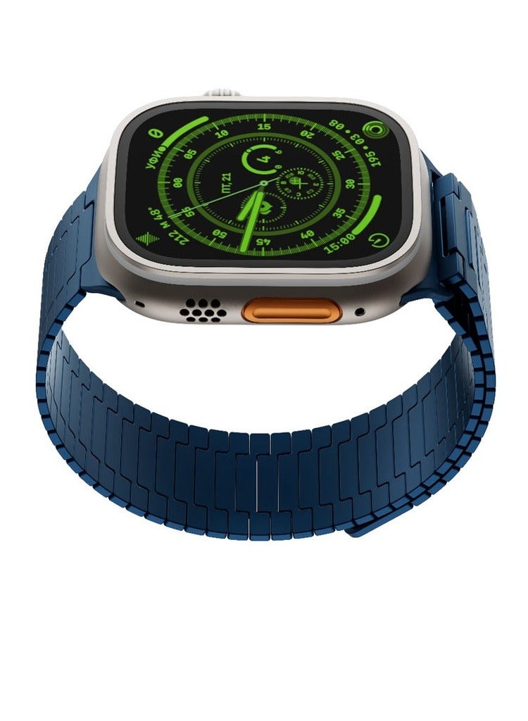 Levelo Milanese Watch Strap for Apple Watch 49mm - Blue