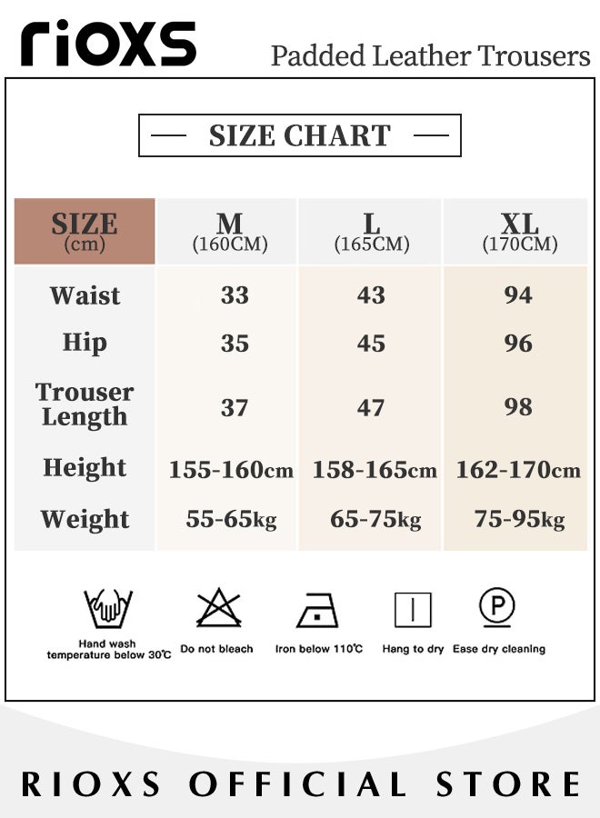 Women's Faux Leather Leggings High Waisted Stretch Leather Pants Pleather Tights for Women