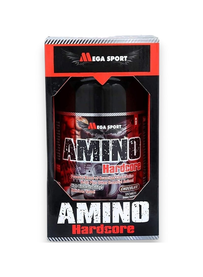 Amino Hardcore, chocolate Flavour, 325 Tablets